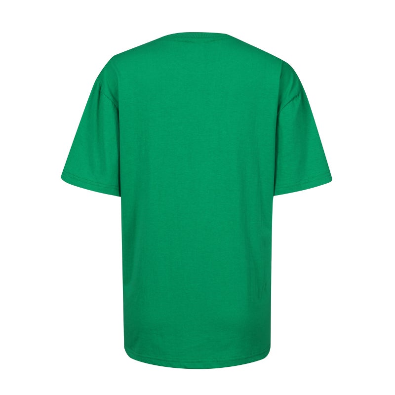 Clover Print T-Shirt Irish Festival Women'S Saint Patrick'S Day T-Shirt Women'S Short Sleeve Green Top - Image 3