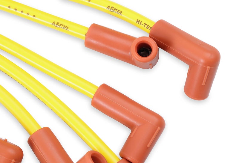 ACCEL 4048 Spark Plug Wire Set - 8mm - Yellow with HEI Stock Style Boots - Image 5