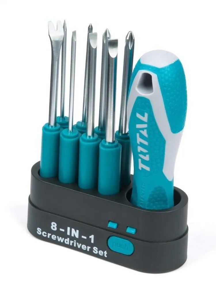 TOTAL Interchangeable Screwdriver Set 9 Pcs THT250906 - Image 3