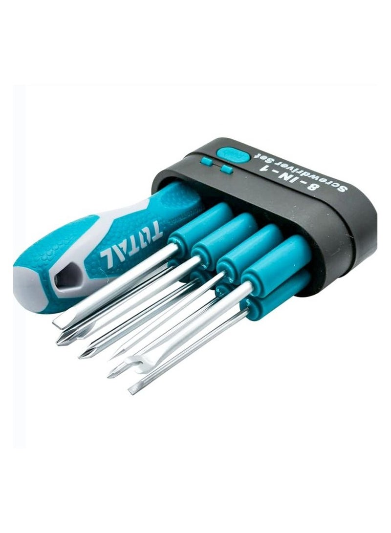 TOTAL Interchangeable Screwdriver Set 9 Pcs THT250906 - Image 5