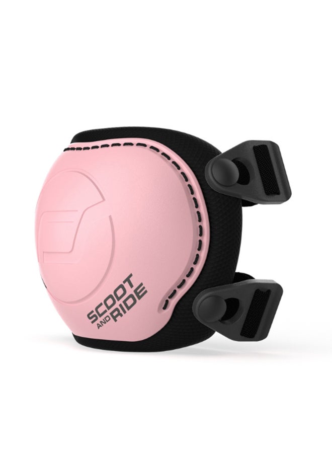 SCOOT AND RIDE Scoot & Ride Protective Set S Rose – Knee & Elbow Pads with Adjustable Straps, Lightweight & Durable, Breathable Fabric for Active Kids - Image 2