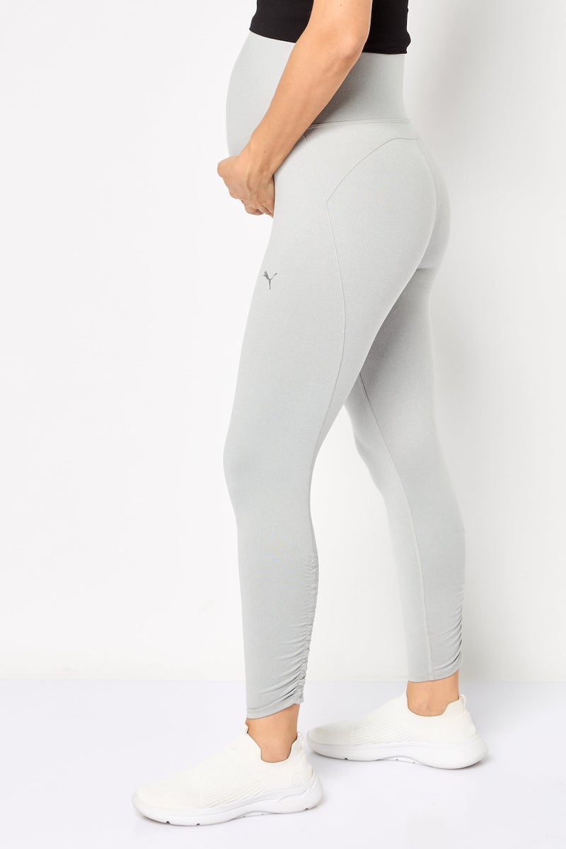 PUMA Maternity Sportswear Fit Outdoor Leggings, Light Grey - Image 4