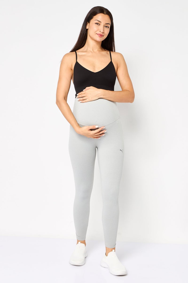 PUMA Maternity Sportswear Fit Outdoor Leggings, Light Grey - Image 3