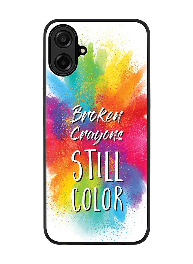Stylizedd For Samsung Galaxy A07 4G Case,Slim fit Camera Protection, Shockproof Thin Phone cover  -  Broken Colors