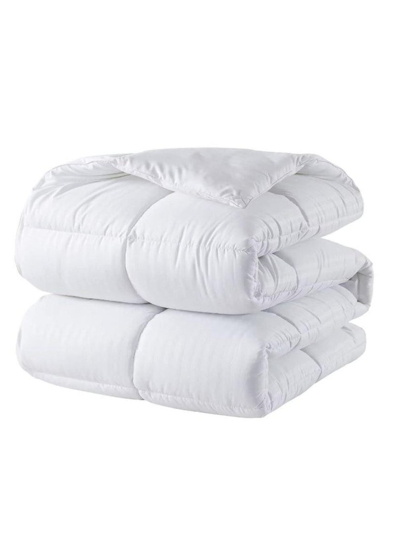 REDTOMMY Hypoallergenic  Microfiberfill Lightweight Down Alternative Duvet White 150x200cm - Image 1