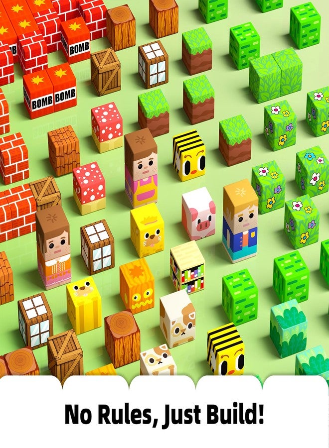 idoot 100PCS Magnetic Building Blocks, Forest Animal Sensory STEM Toys for Boys and Girls, Great for Birthday - Image 3