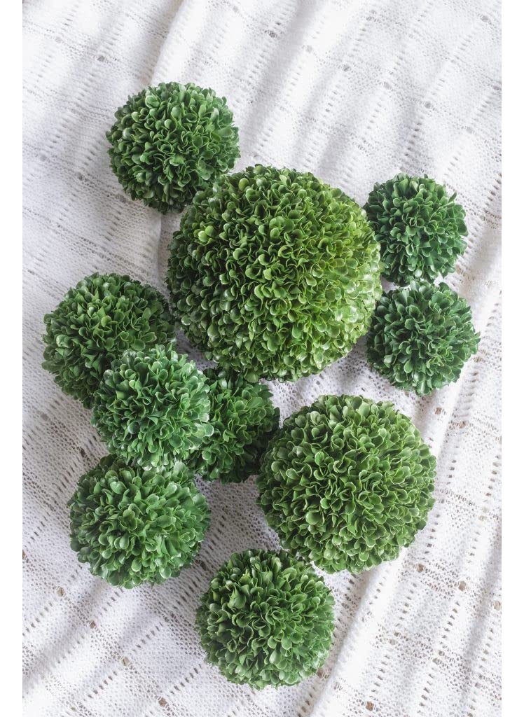 Bhome A&B Home 4"" Faux Boxwood Topiary Ball Botanical/Green  Modern Greenary Home D?cor  - Image 3