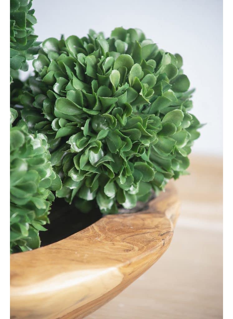 Bhome A&B Home 4"" Faux Boxwood Topiary Ball Botanical/Green  Modern Greenary Home D?cor  - Image 5