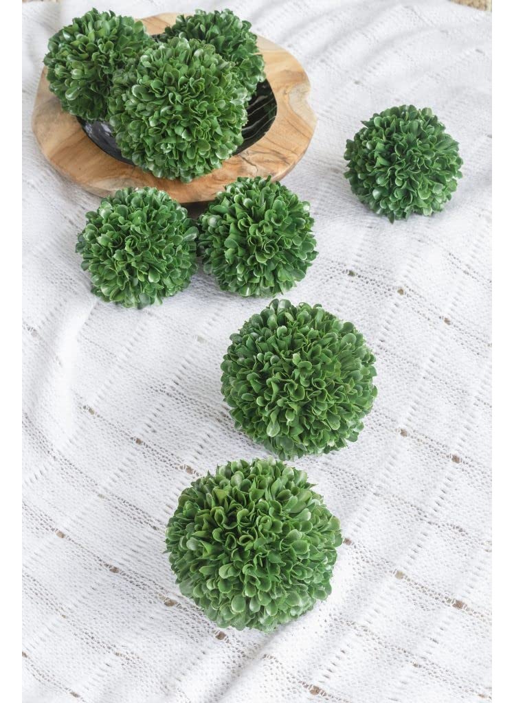 Bhome A&B Home 4"" Faux Boxwood Topiary Ball Botanical/Green  Modern Greenary Home D?cor  - Image 4