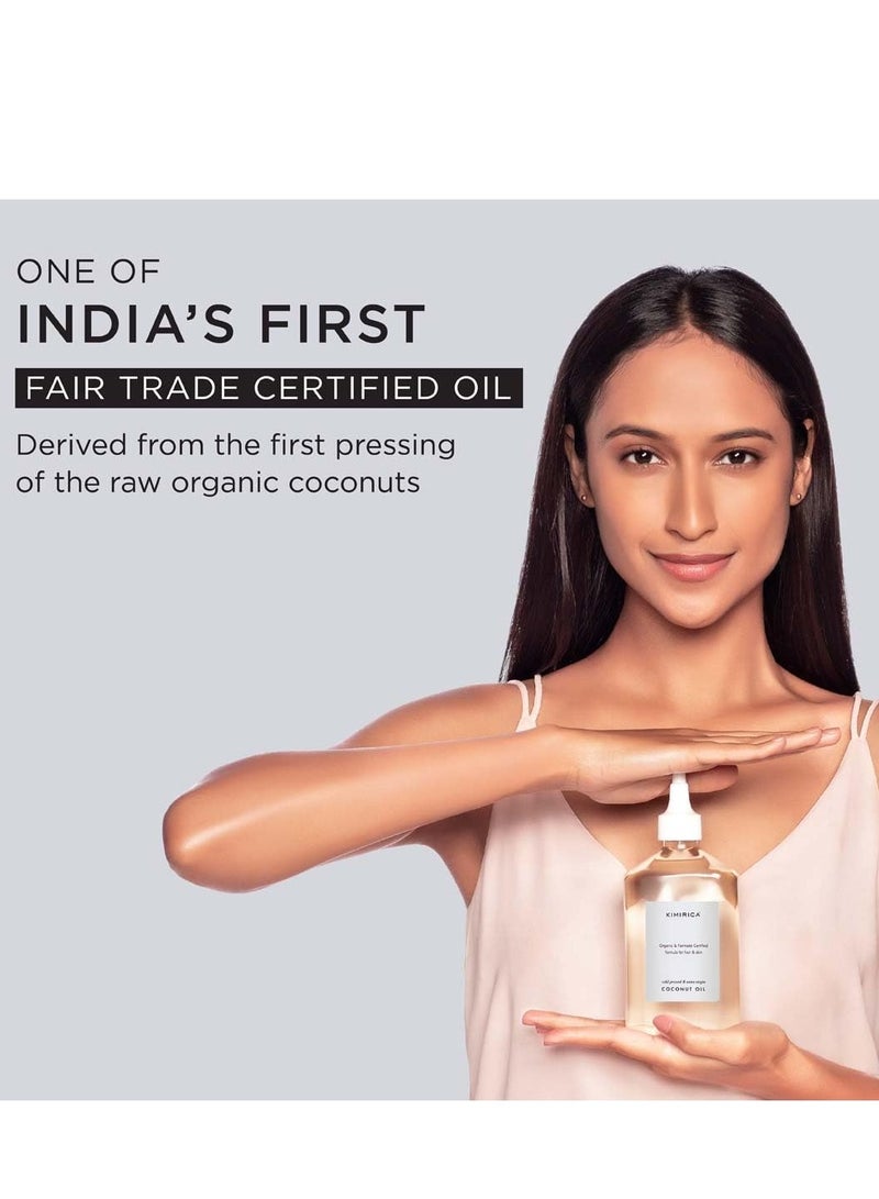 Kimirica Fairtrade Cold Pressed Coconut Oil  270ml - Image 5