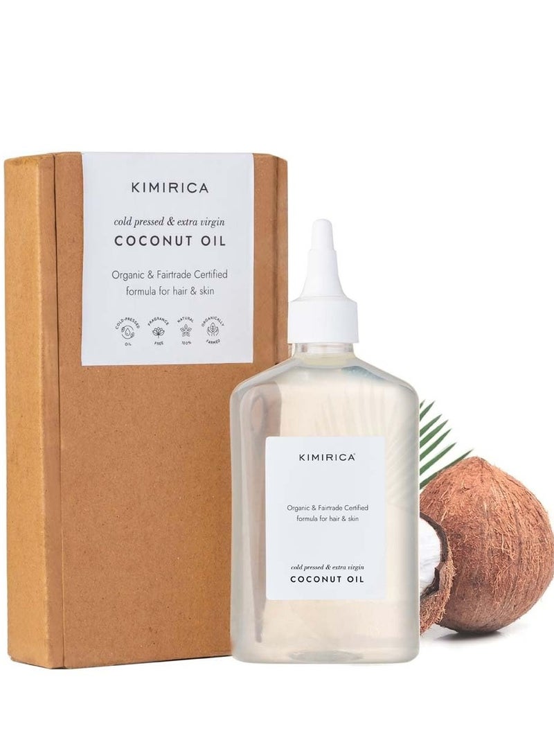 Kimirica Fairtrade Cold Pressed Coconut Oil  270ml - Image 2