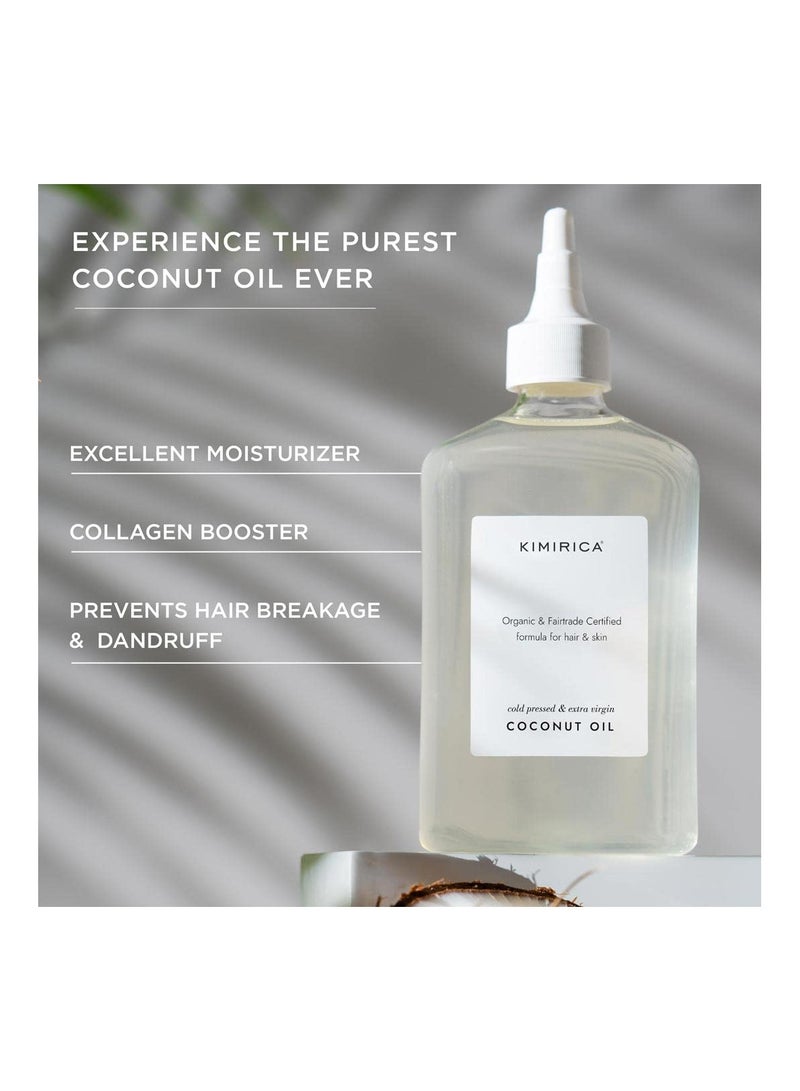 Kimirica Fairtrade Cold Pressed Coconut Oil  270ml - Image 3