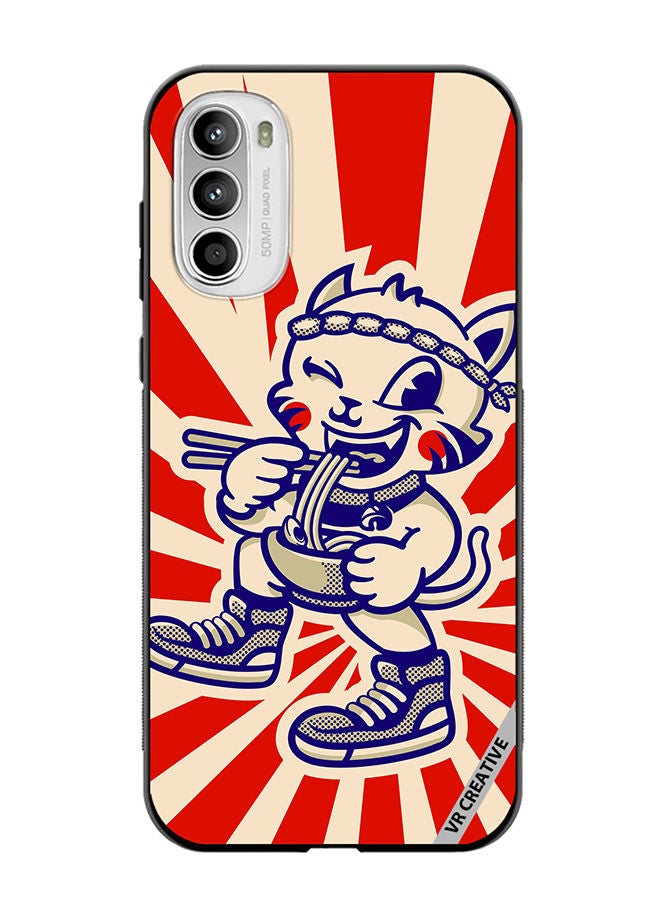 VR CREATIVE Protective Case Cover For Motorola Moto G82 Fun Food Design Multicolour - Image 1