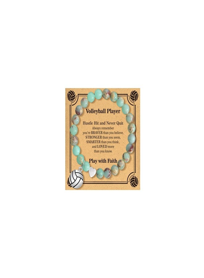 BAYLAY Volleyball Gifts for Teen Girls - Volleyball Bracelet Senior Night Gifts Accessories Stuff for Teen Girls Women Mom Birthday Gift Ideas for Kids Easter Essentials Basket Christmas Stocking Stuffers - Image 1