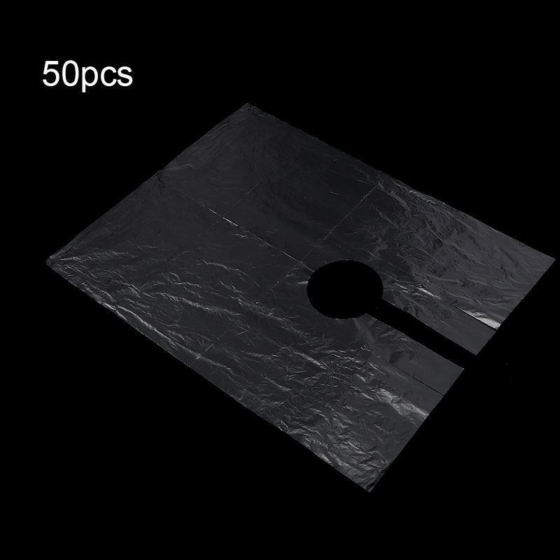Disposable Waterproof Apron: Adjustable Neck Binding, Skin-friendly PE Material - Transparent Breathable Design for Hair Dyeing Haircut And Home Hairdressing Use - Image 4