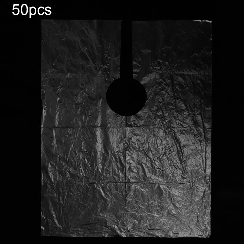 Disposable Waterproof Apron: Adjustable Neck Binding, Skin-friendly PE Material - Transparent Breathable Design for Hair Dyeing Haircut And Home Hairdressing Use - Image 3