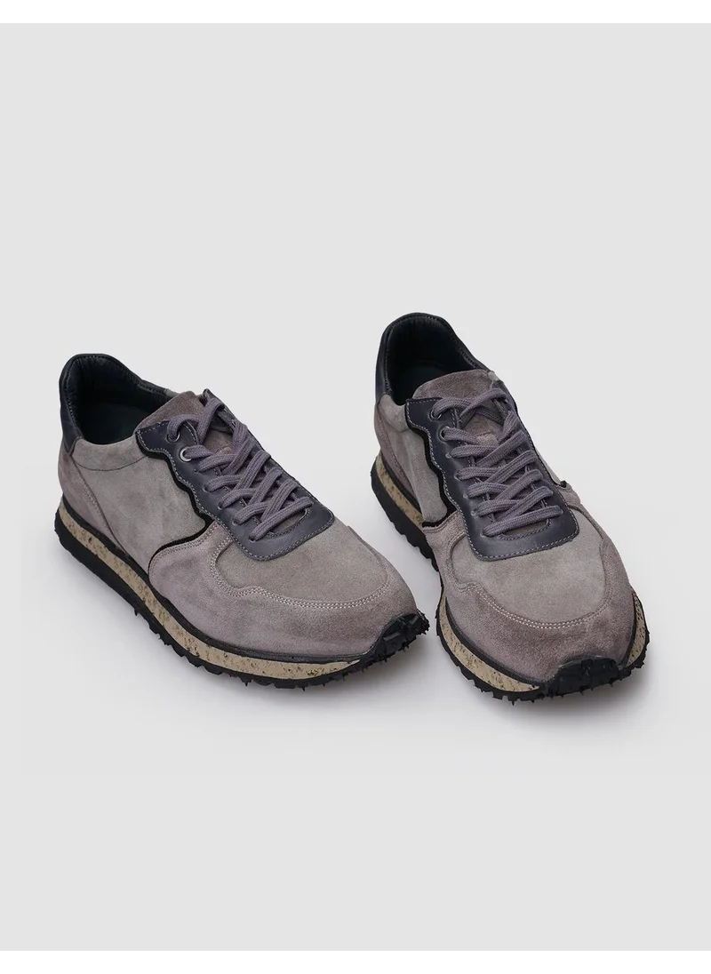 Cabani Leather Mink Suede Lace-up Men's Sneaker