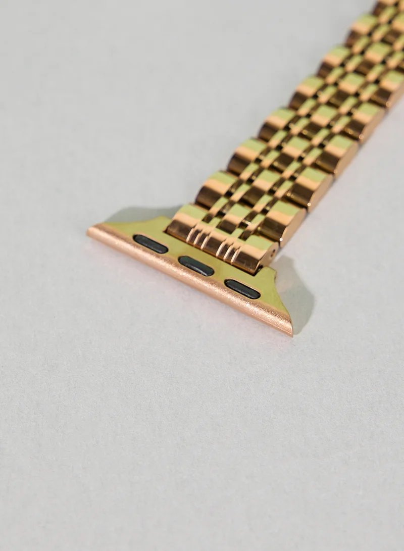 كوكونت لين Slim Stainless Rosegold Apple Watch Strap 38/40