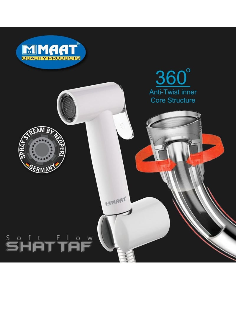 MAAT Soft Flow Shattaf Set with Hose and Holder - White - Image 2
