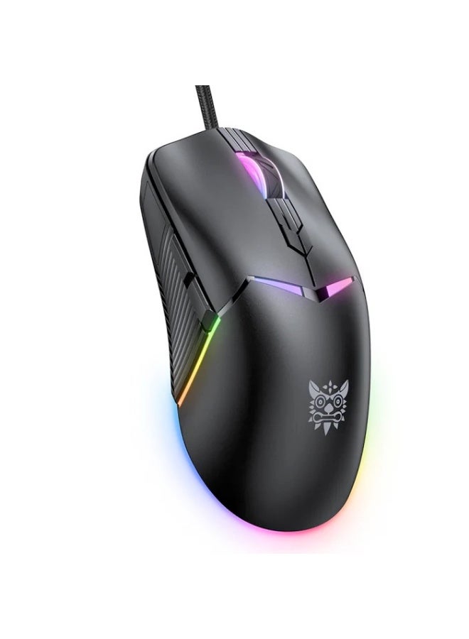 onikuma CW929 Wired Gaming Mouse, Black - Image 2