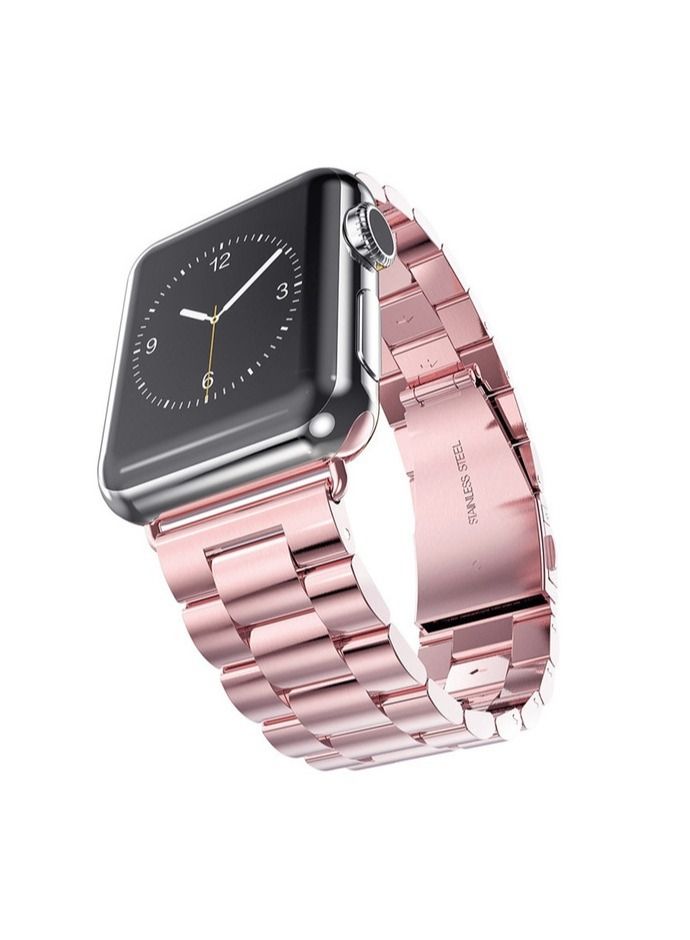 Metal Bands Compatible with Apple Watch Band 42mm 44mm 45mm, Stainless Steel Magnetic Absorption Strap, Wristband for iWatch Band for Apple Watch Series 7/6/5/4/3/2/1/SE, - Image 1