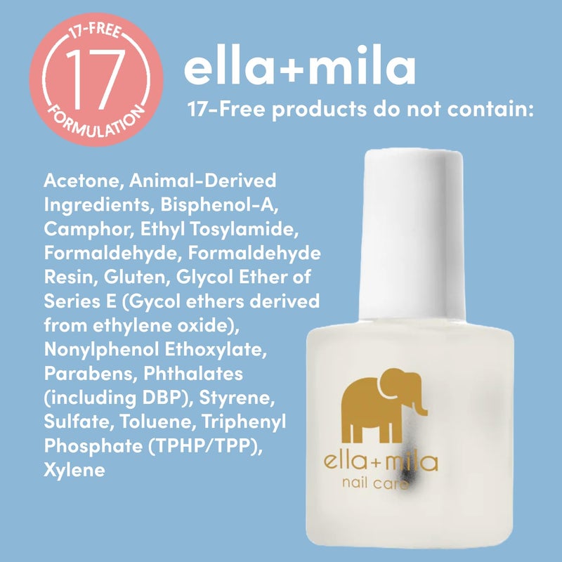 ella mila ella+mila No More Biting Nail Polish - Bitter Taste Nail Biting Treatment for Kids & Adults - Stop Thumb Sucking Deterrent - Finger Biter Prevention (0.45 fl oz) - Image 4