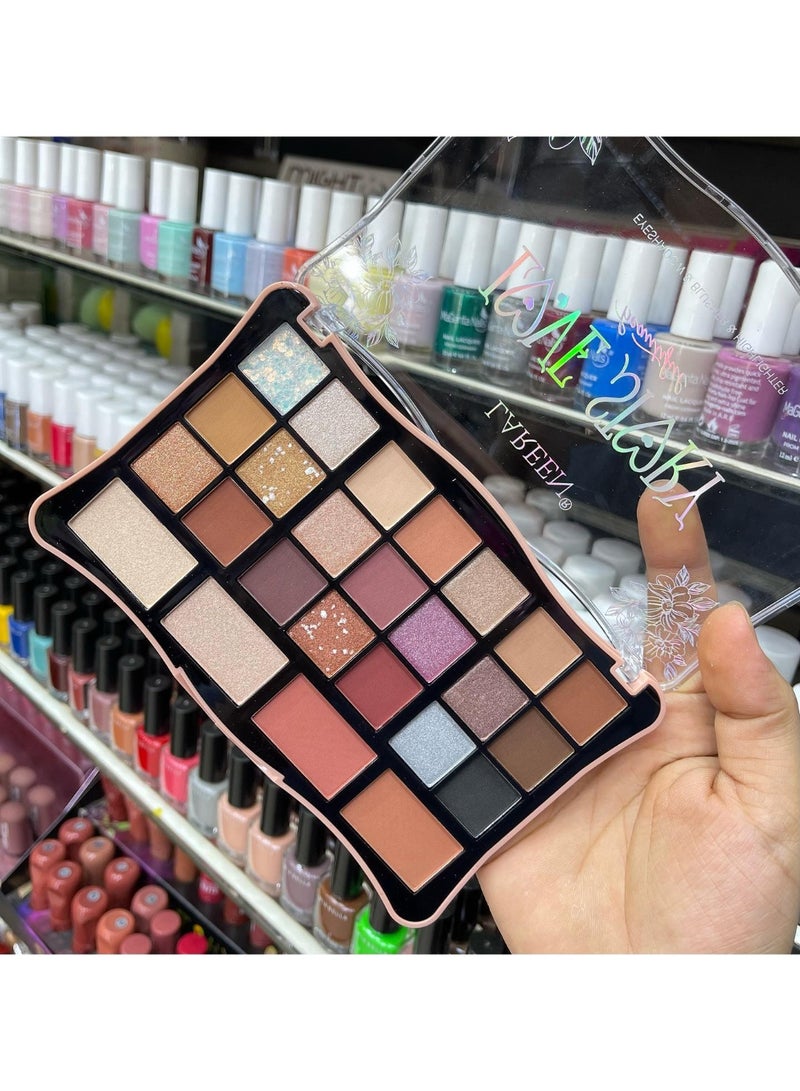 لارين لوحة مكياج "قصة حب" ظلال عيون وأحمر خدود وهايلايتر - ٢٥ لونًا - Image 3