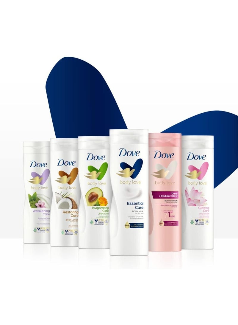 دوف بودي لاف أسنشيال كير بادي ميلك للبشرة الجافة ٤٠٠ مل - Image 5