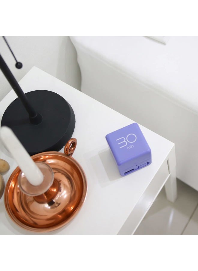 mooas Cube Timer, Time Management, Kitchen Timer, Kids Timer, Workout Timer, Timer for Studying, Cooking (Violet) - Image 2