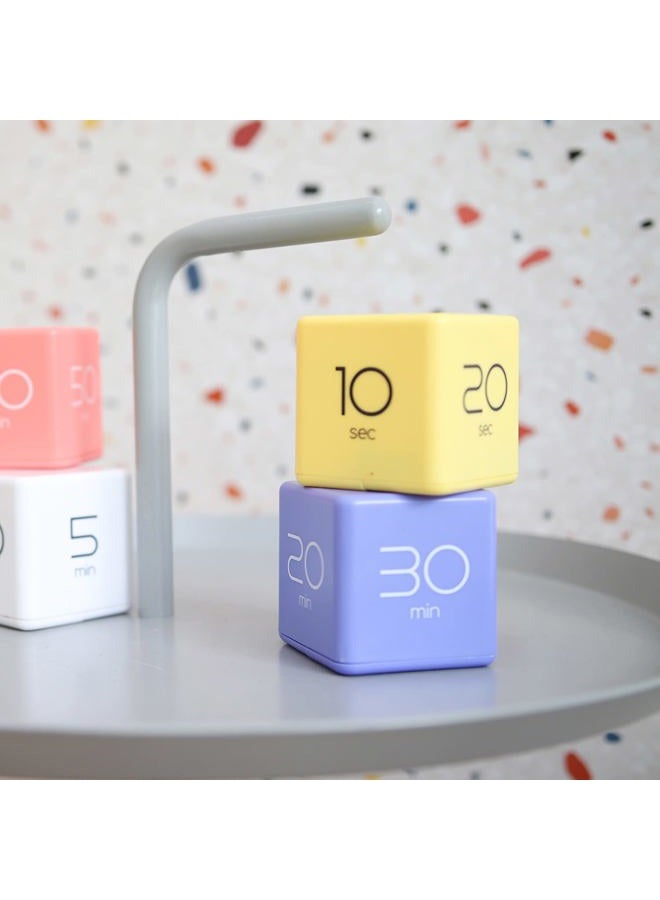 mooas Cube Timer, Time Management, Kitchen Timer, Kids Timer, Workout Timer, Timer for Studying, Cooking (Violet) - Image 3