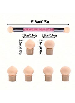 Goolsky 4-Headed Dual-ended Nail Art Pen - Seamless Gradient Effects, Washable & Reusable DIY Kit for Polish & Gel, Perfect for Artistic Beginners & Pros  - Image 3