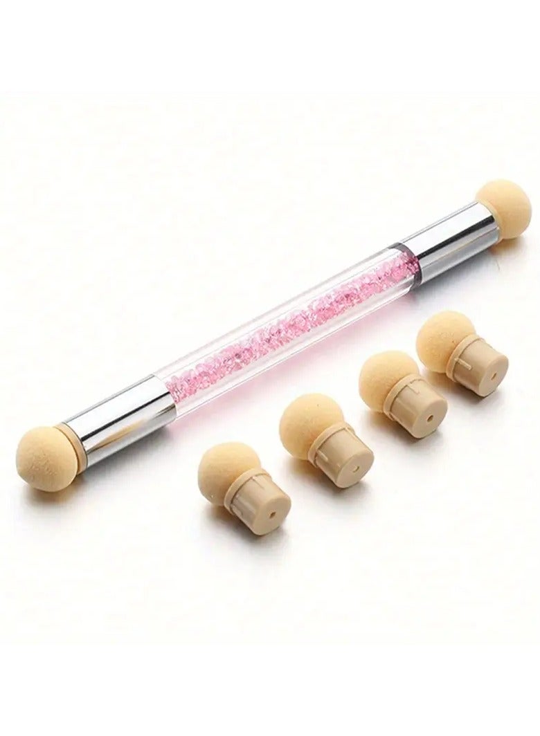 Goolsky 4-Headed Dual-ended Nail Art Pen - Seamless Gradient Effects, Washable & Reusable DIY Kit for Polish & Gel, Perfect for Artistic Beginners & Pros - Image 5