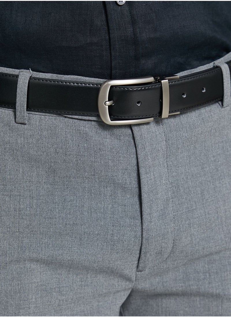 Robert Wood Genuine Leather Reversible Formal Belt  - Image 5