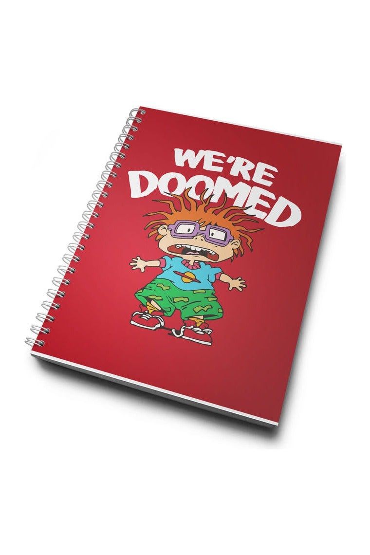 LOUD UNIVERSE Chuckie Quote Spiral Notebook Hardcover - Image 1