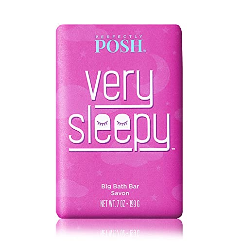 Perfectly Posh Very Serene Big Bath Soap Bar Soothing and Moisturizing Soap with Lavender Shea Butter for Rejuvenating Bath Time 7oz