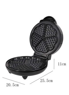HAEGER Waffle Maker – 5 Slice Heart Shaped Non-Stick Electric Belgian with Adjustable Temperature Control American Machine  - Image 2