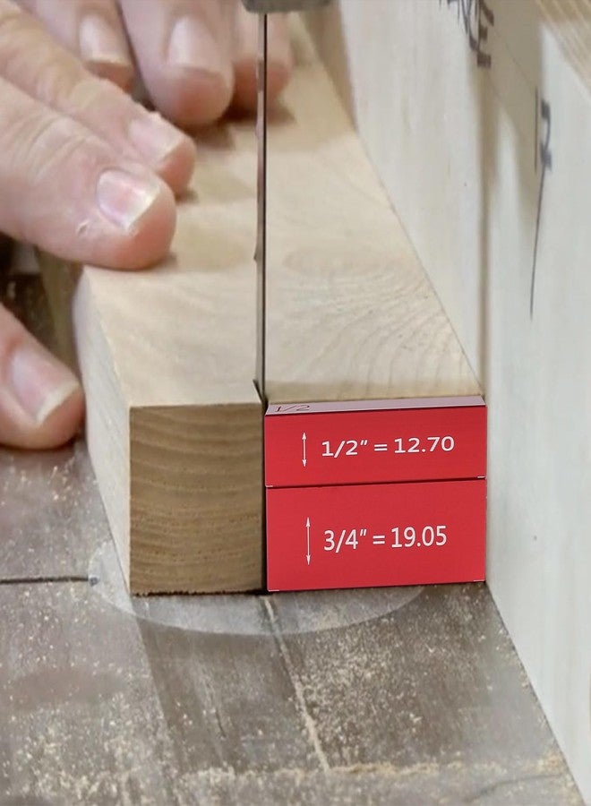 KETIPED Setup Blocks Height Gauge Set, Height Master, 17pcs Precision Aluminum Setup Bars for Router and Table Saw Accessories Woodworking Set Up, 1/32" High Precision Fast Height Marked Bars,MG-049R - Image 5