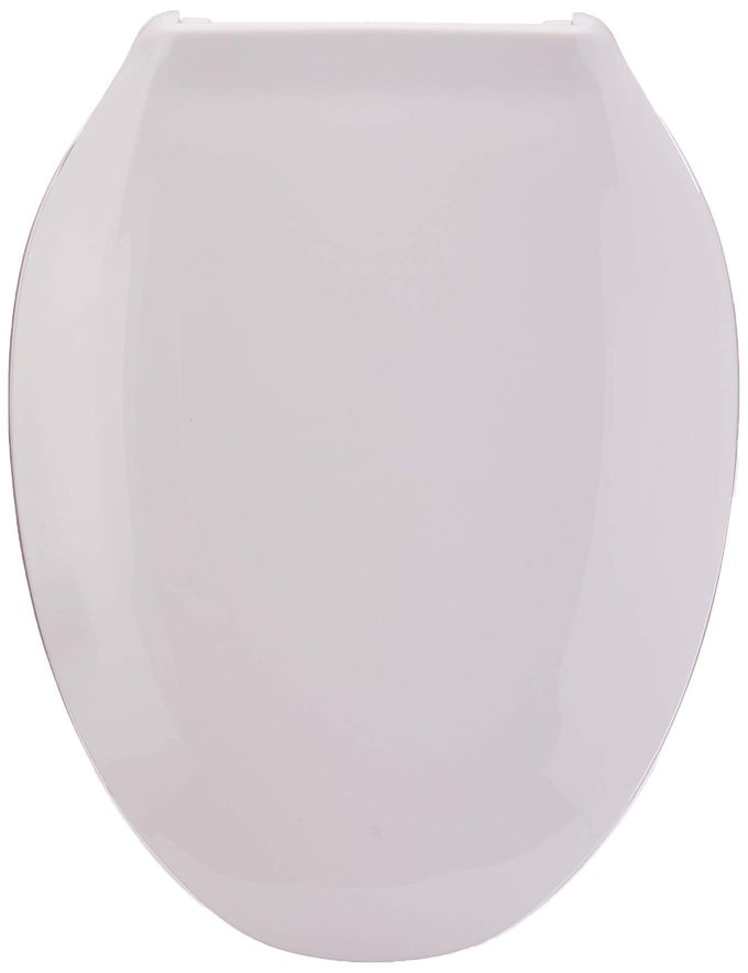SC13401 ELONGATED COMMERCIAL TOILET SEAT COTTON WHITE