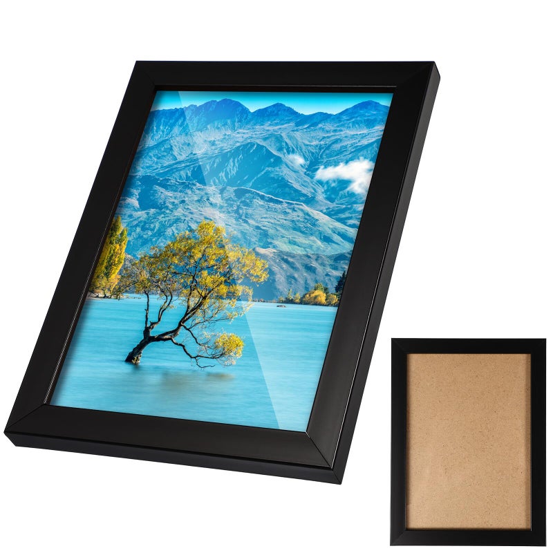 Black Wall Decor Picture Frames Set 23 Pcs Multi Photo Collage For Home Office - Image 2