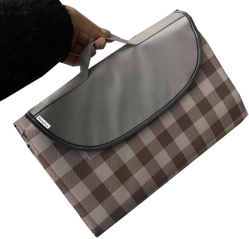 PUPOPIK Outdoor Picnic Blanket - Large 80x60in Waterproof Sand Beach Mat - Image 2