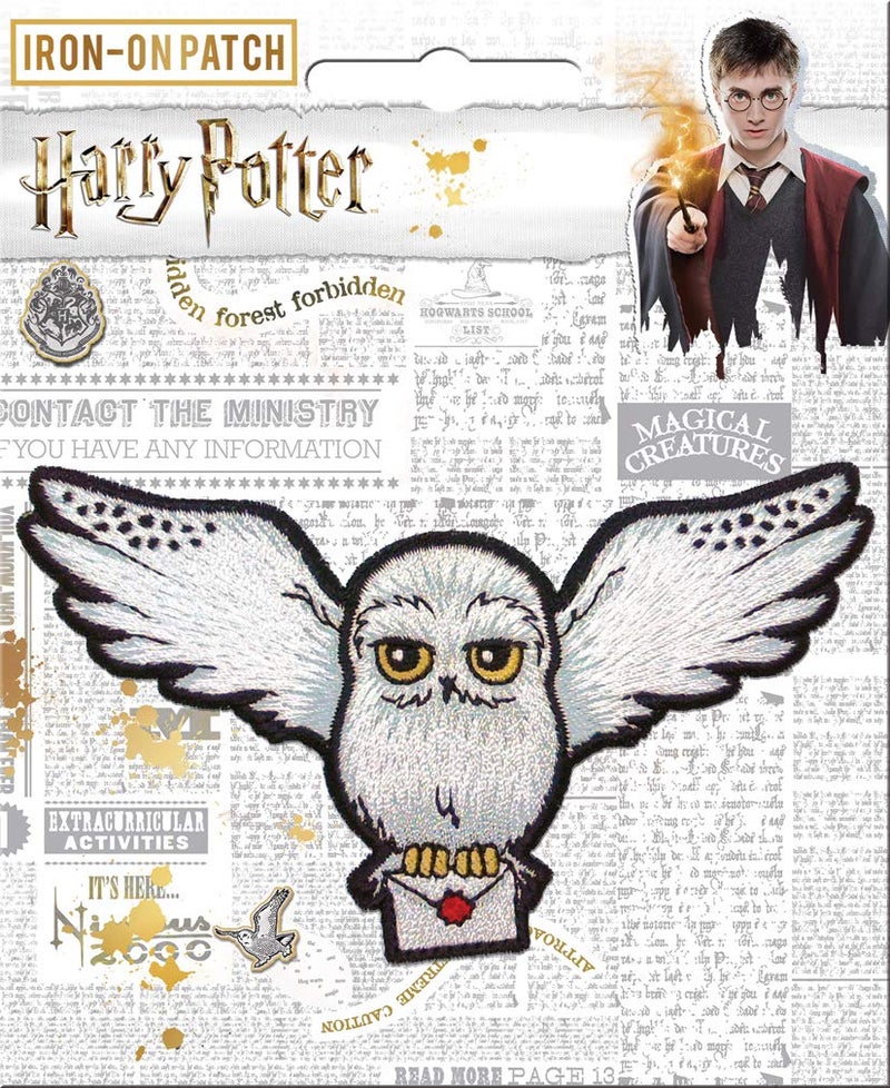 Ata-Boy Harry Potter Patch, Hedwig Iron On Patches - Harry Potter Gifts & Merchandise - Image 2