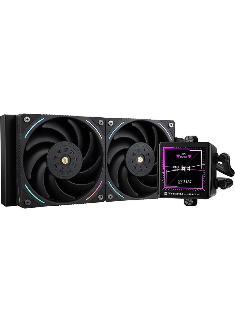 Thermalright Frozen Vision 240 Black 240MM Intel-Amd Compatible Black Processor Liquid Cooler  - Image 1