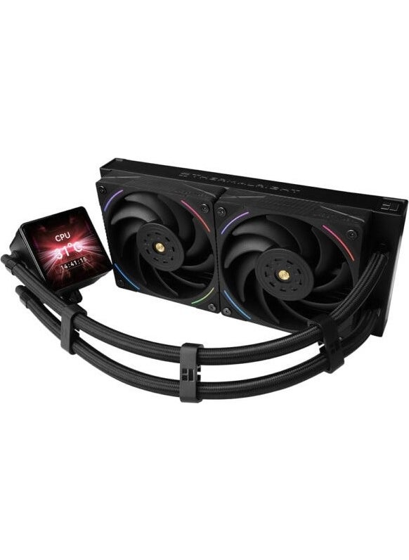 Thermalright Frozen Vision 240 Black 240MM Intel-Amd Compatible Black Processor Liquid Cooler  - Image 2