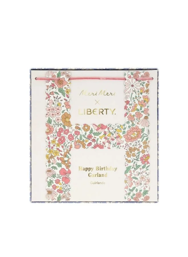 Meri Meri Meri Meri x Liberty Happy Birthday Garland