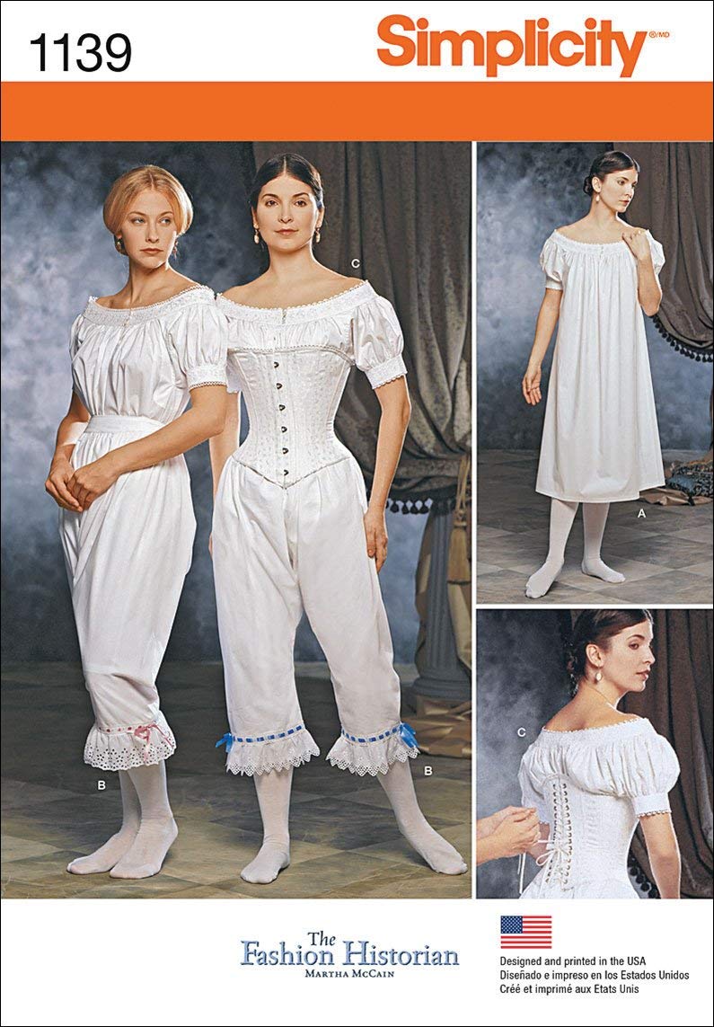 Simplicity نمط خياطة تاريخي للنساء من سيمبليسيتي 1139 لملابس الحرب الأهلية، الأحجام 6-12 - Image 5