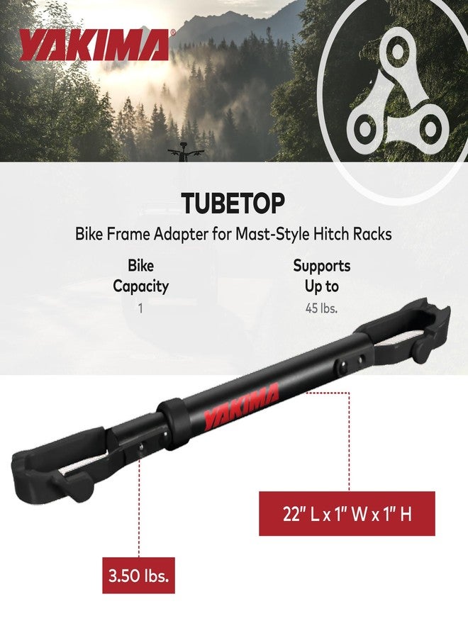 Yakima 2 Pack Hitch Mounted Bike Rack, TubeTop Seat Post Mounting Type with Oversized Diameter Tubing and Anti-Rotation Inserts for Bicycles - Image 4
