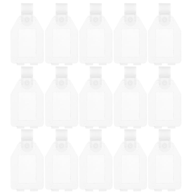 Transparent Label Holder, Durable Plastic for Easy Use, Ideal for Supermarket Shelves - Image 1