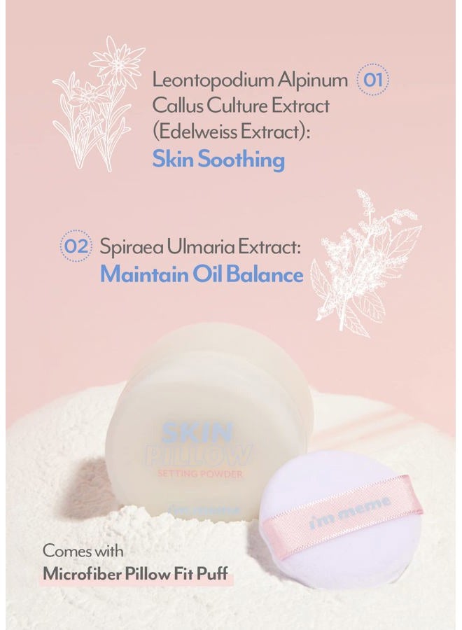 I'M MEME Setting Powder - Skin Pillow | Matte Finish, Skin-Smoothing Effects | Oil-controlling Setting Powder | K-beauty  - Image 4