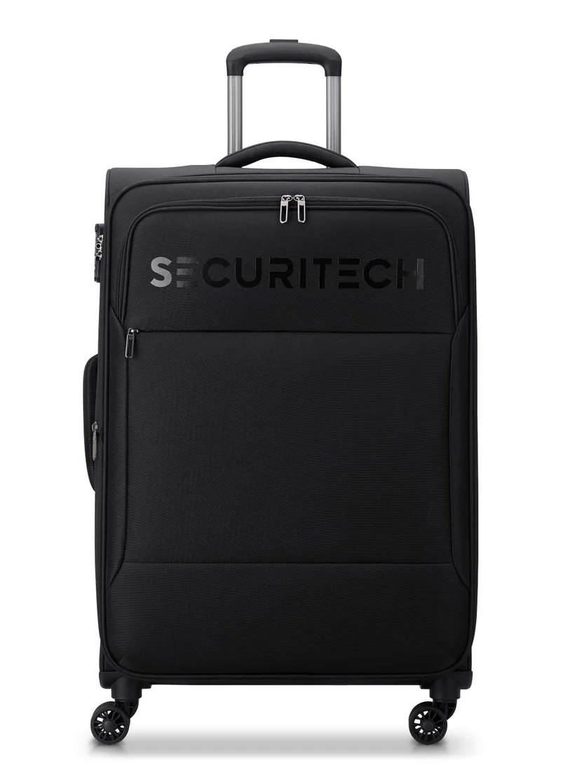 DELSEY Paris Vanguard 82cm Expandable 4Double Wheel Check-In Luggage Trolley - Black