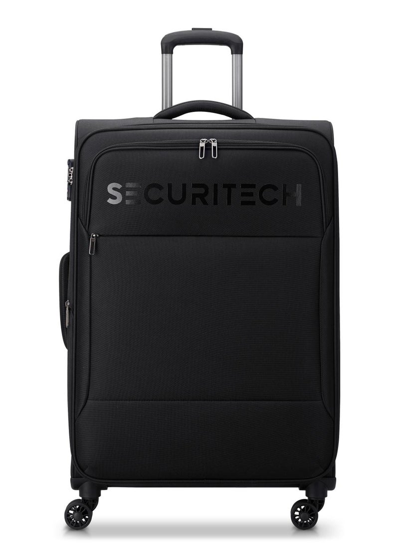 DELSEY Paris Vanguard 82cm Expandable 4Double Wheel Check-In Luggage Trolley - Black - Image 1